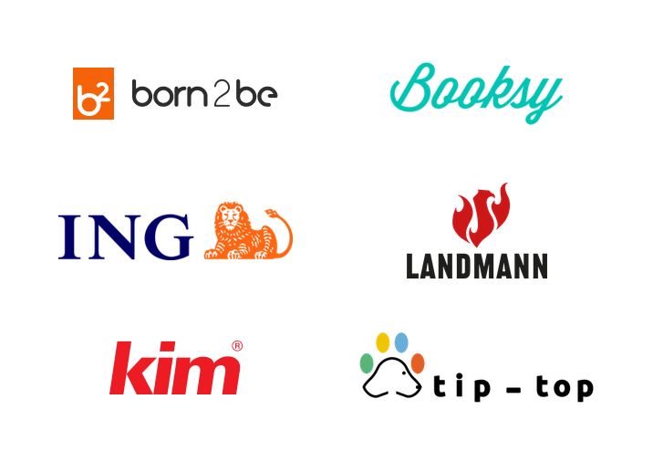 Zaufali nam: born2be, Booksy, ING, LANDMANN, kim, tip-top